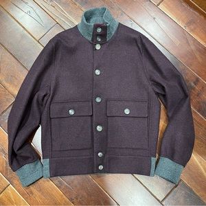 Brunello Cucinelli cashmere wool silk jacket 48 made in Italy